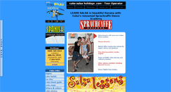 Desktop Screenshot of cubasalsaholidays.com